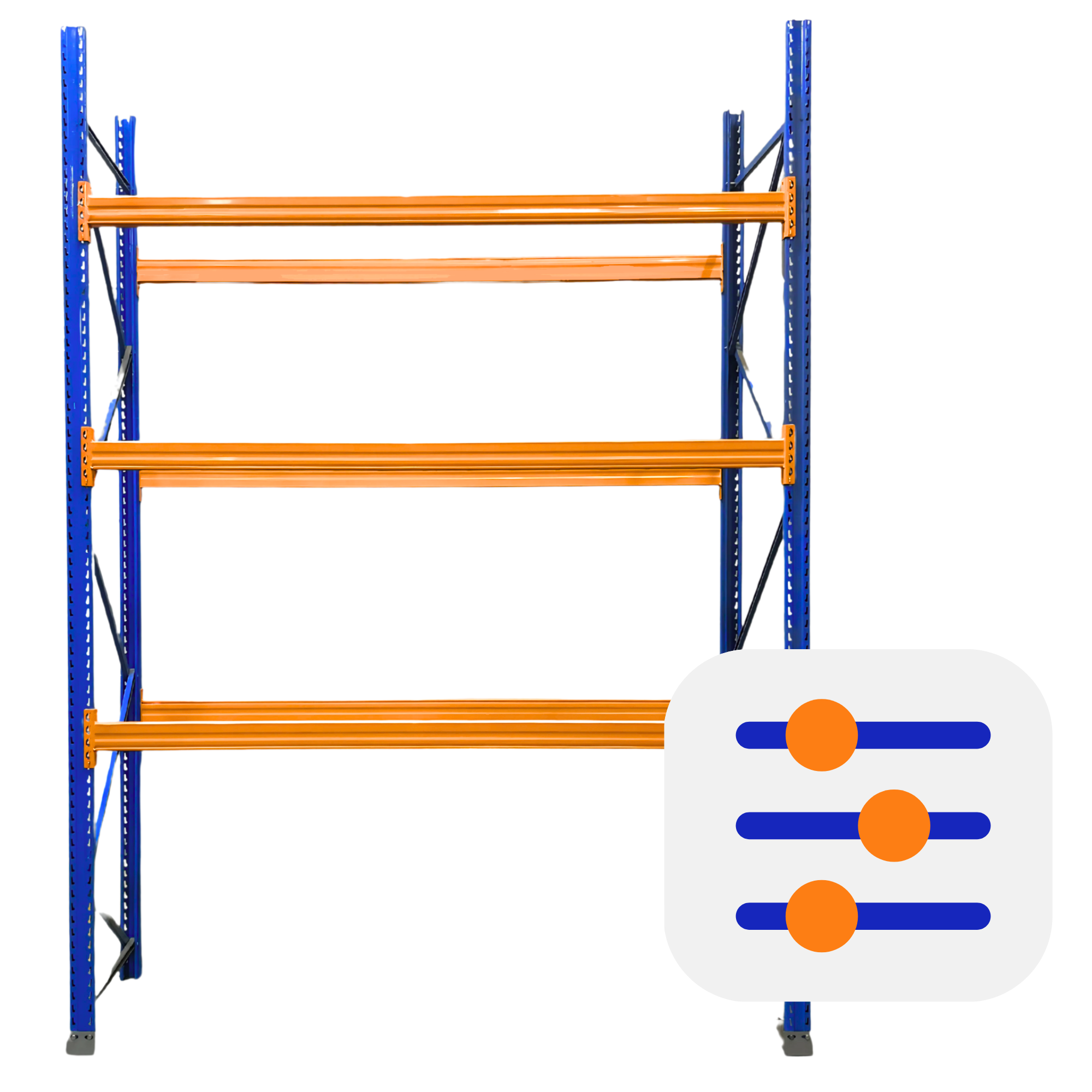 Rack à palettes en stock