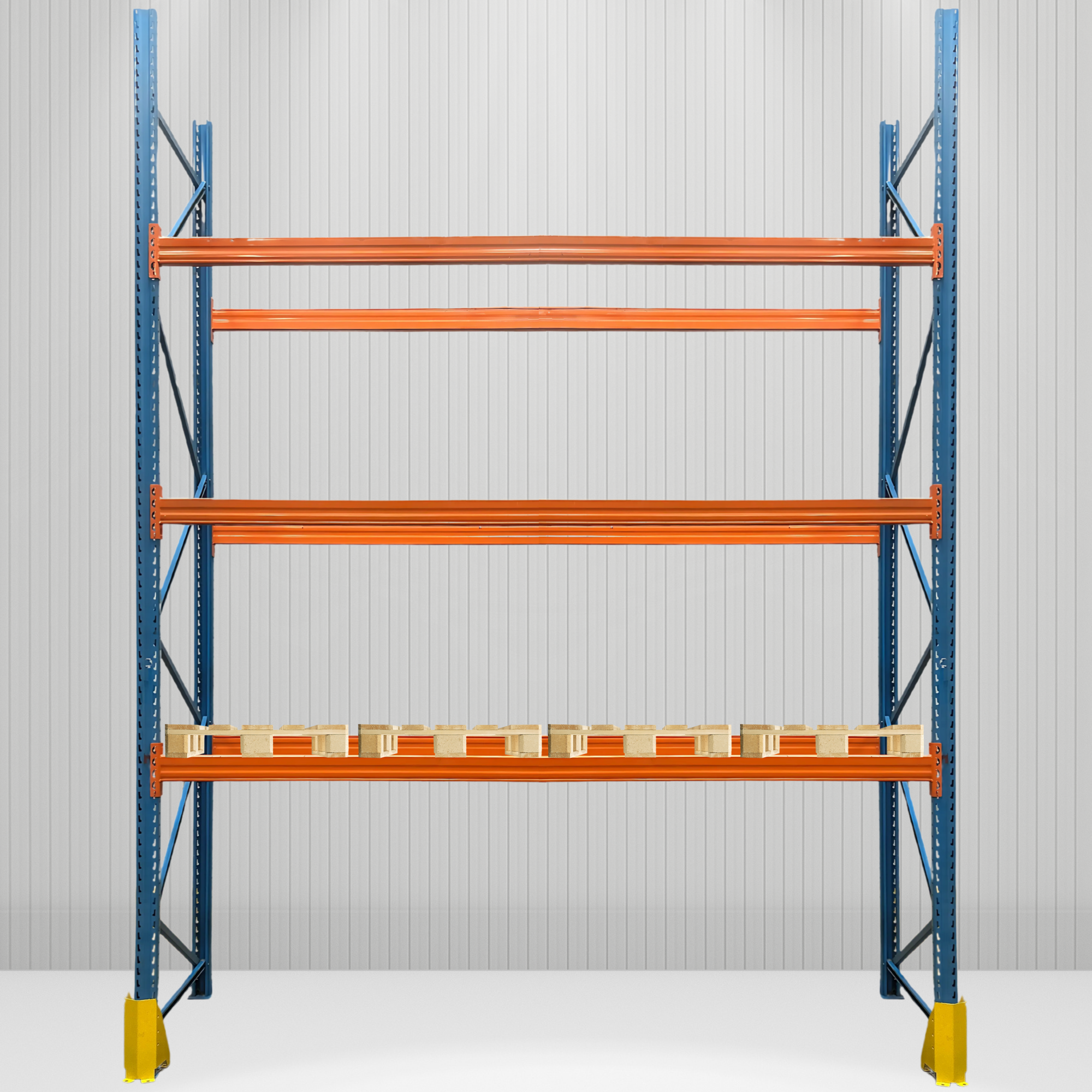 Rack à palettes d’occasion H4500mm + Lisse 3600mm