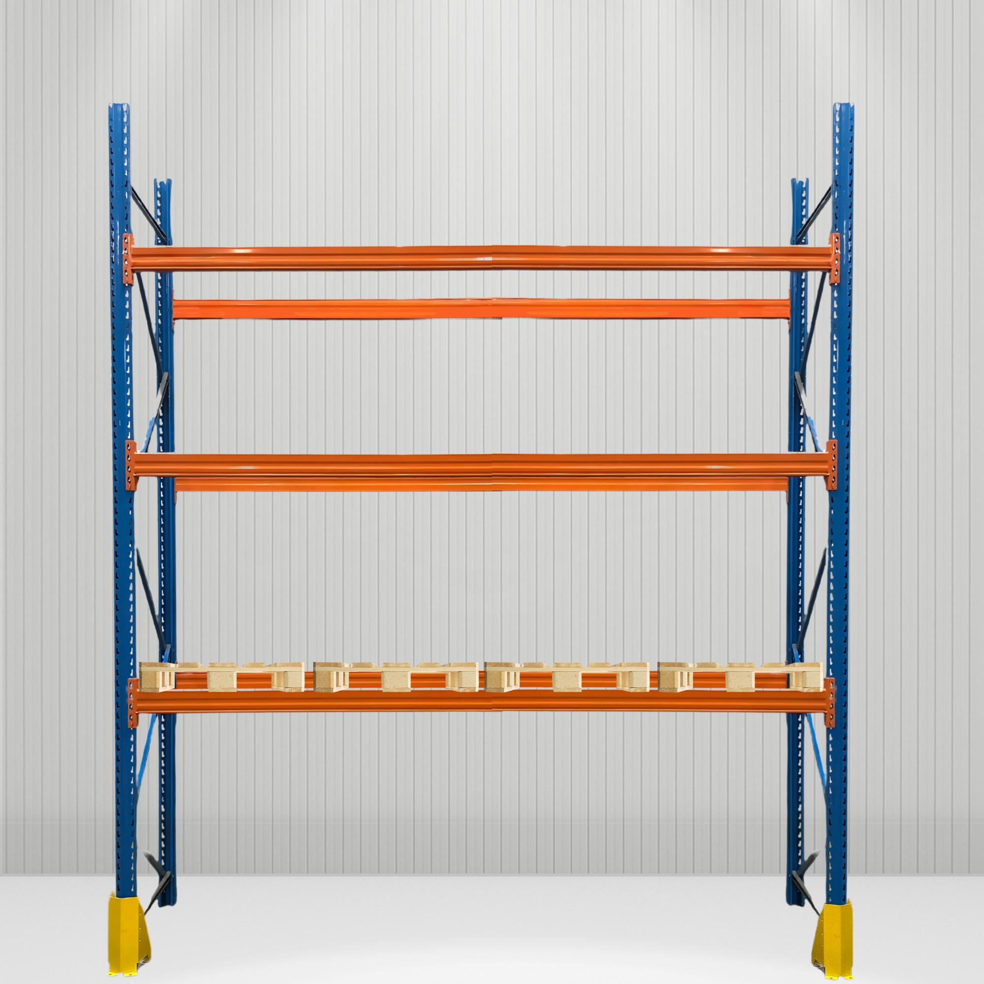 Rack à palettes d’occasion H4000mm + Lisse 3600mm