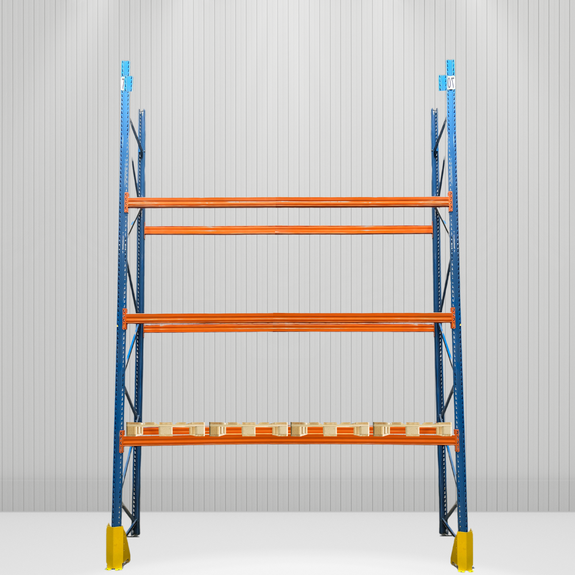 Rack à palettes d’occasion H5500mm + Lisse 3600mm