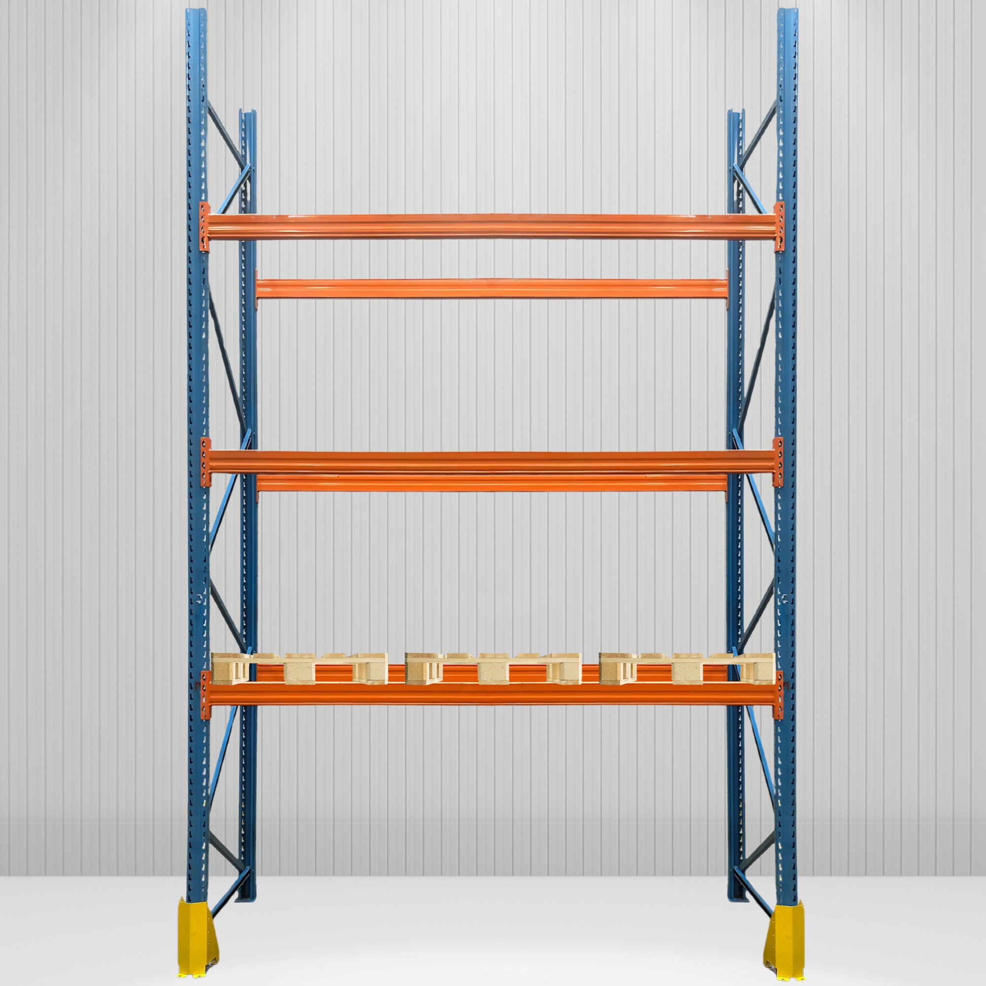 Rack à palettes d’occasion H4500mm + Lisse 2700mm