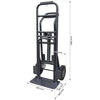 Diable chariot acier 3 en 1 | 250 et 350 kg | SRSTA3