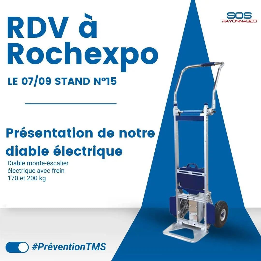 Stand À ROCHEXPO Pour La Rentrée Des Leaders 2023 SOS Rayonnages