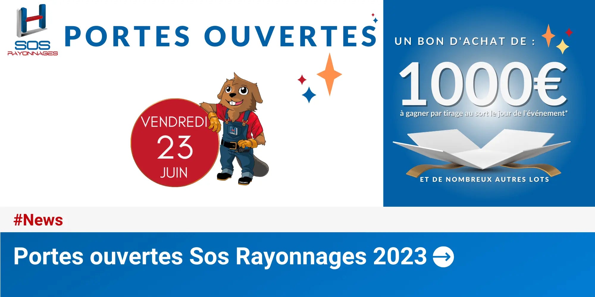 Portes ouvertes Sos Rayonnages 2023 SOS Rayonnages