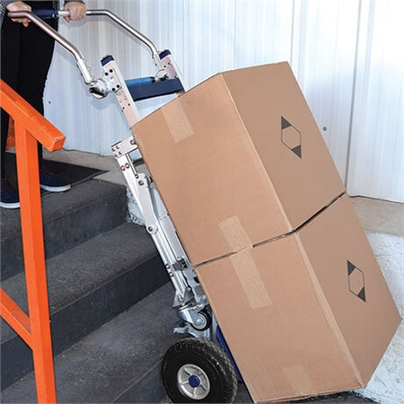 Diable électrique monte-escaliers acier à bras rotatif 130 kg