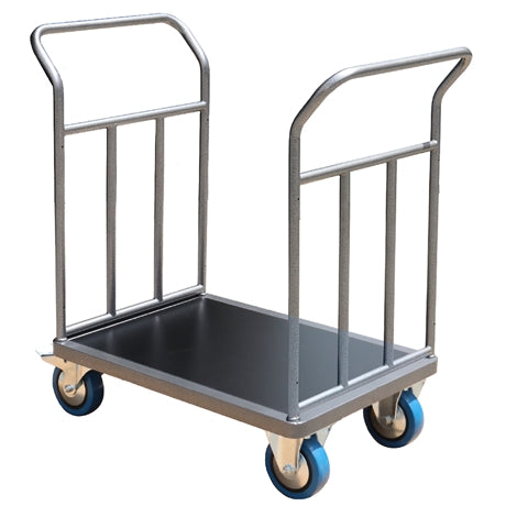 Chariot acier 600 x 800 mm modulable 2 timons