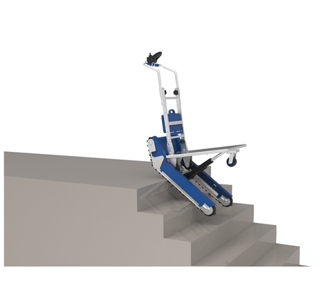 Diable électrique monte-escaliers aluminium à chenilles 310kg | SRCT310