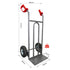 Diable acier tablier droit poignée ouverte 250 kg DDPO2