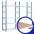 Rayonnage tubulaire Isorel bois ERIUS PLUS | H2200mm - 300 Kg/niveau