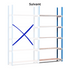 Rayonnage tubulaire Isorel bois ERIUS PLUS | H2200mm - 300 Kg/niveau