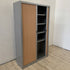 Armoire haute en métal avec portes coulissantes | Bureau, atelier, garage | Occasion