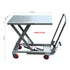 Table élévatrice manuelle aluminium 100 kg | BAL100