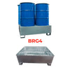 Bac de rétention acier galvanisé 950 à 1400 kg | SRBRG