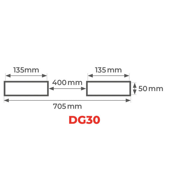 Pince porte-fûts 440 kg (ajustable) | SRDG30