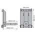 Eperon charge cylindrique sur tablier 510 kg | EPG500A