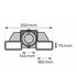 Eperon charge cylindrique enfourchable 510 kg | EPG500F