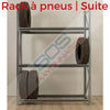Rack à pneus | Suite | Hauteur 2200mm | Profondeur 400mm | 3 niveaux