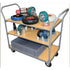 Servante plateau bois 250 kg (2 et 3 plateaux) | WP25